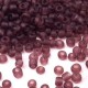 Seed beads - ± 2 mm Frosted Aubergine